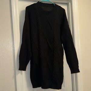 Never worn Black Sweater Dress from Shein